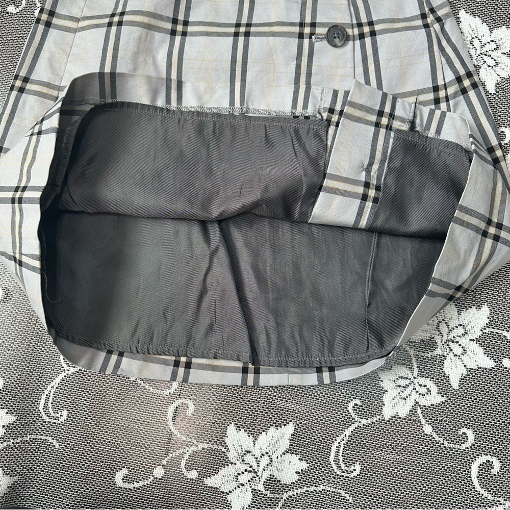 Aritzia Sunday Best Yuri Plaid Mini Skirt Sz 0 - Picture 9 of 11